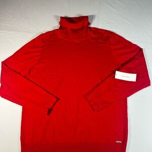 Calvin Klein women’s  Red Turtleneck Sweater Size XL